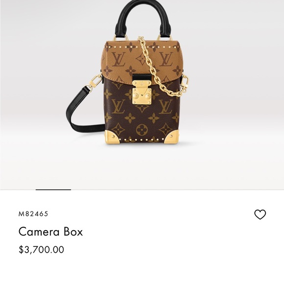 Louis Vuitton Brown Monogram Camera Box with Gold Accents - Picture 1 of 10